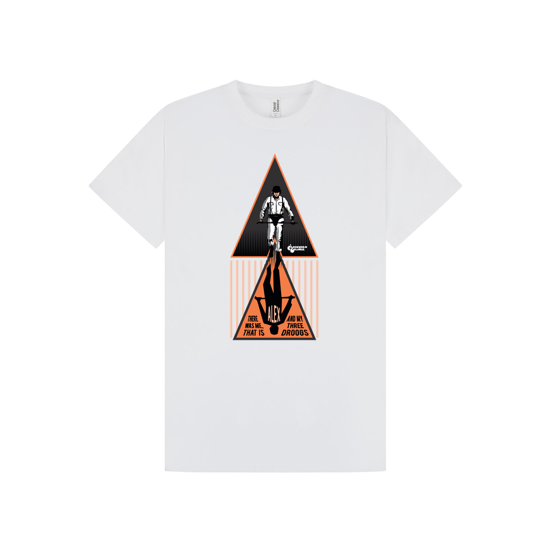 White Printed T-shirt Front