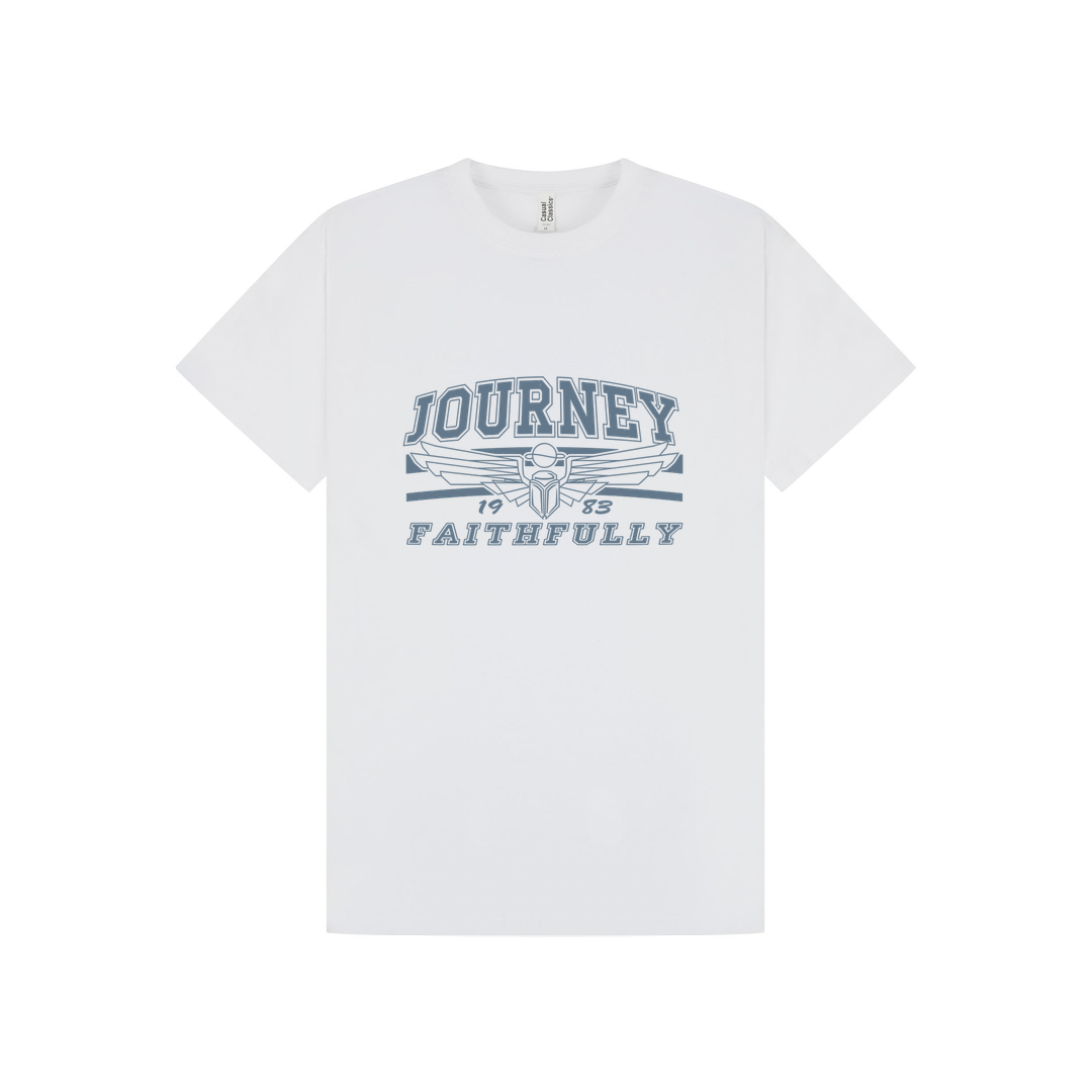 White Printed T-shirt Front