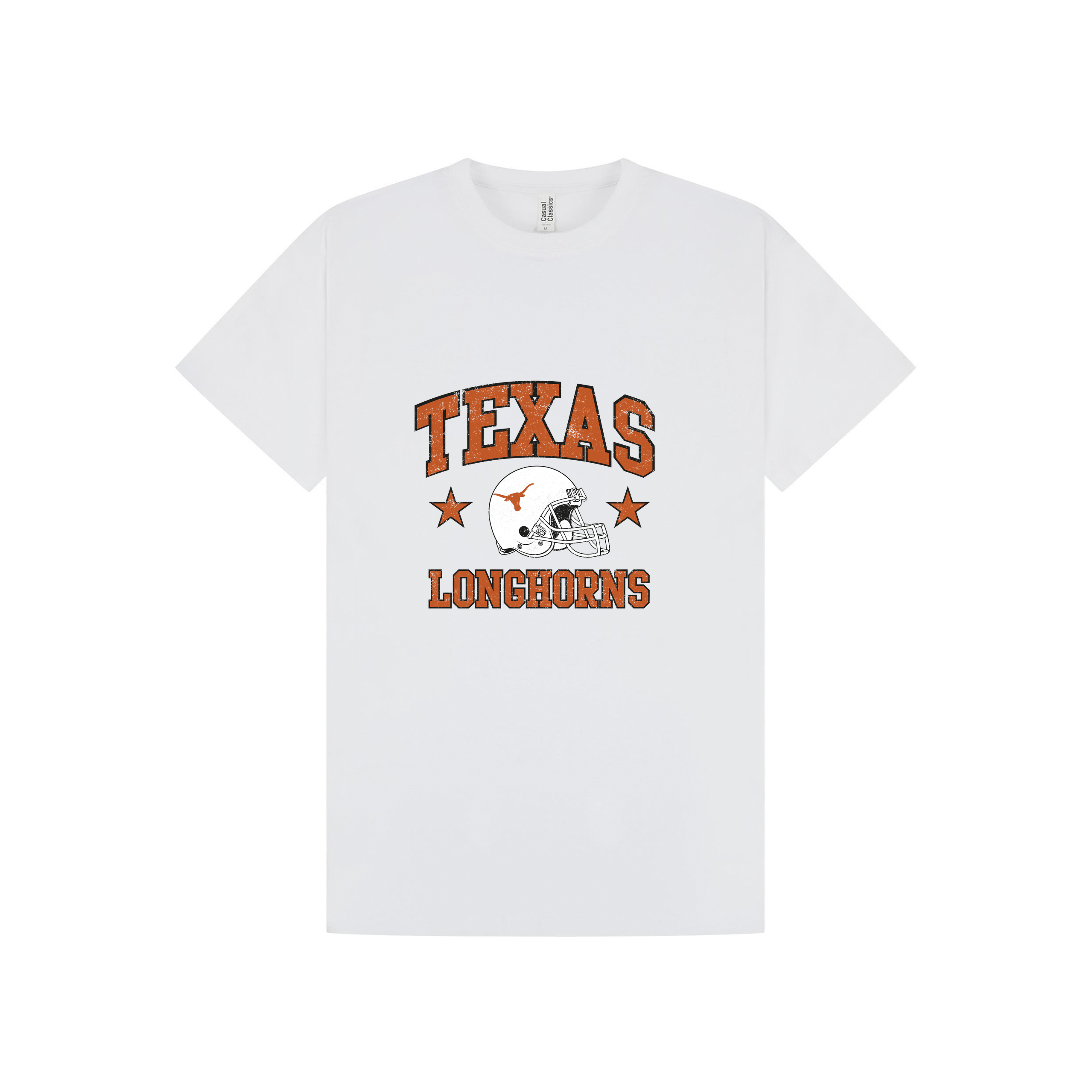 White Printed T-shirt Front