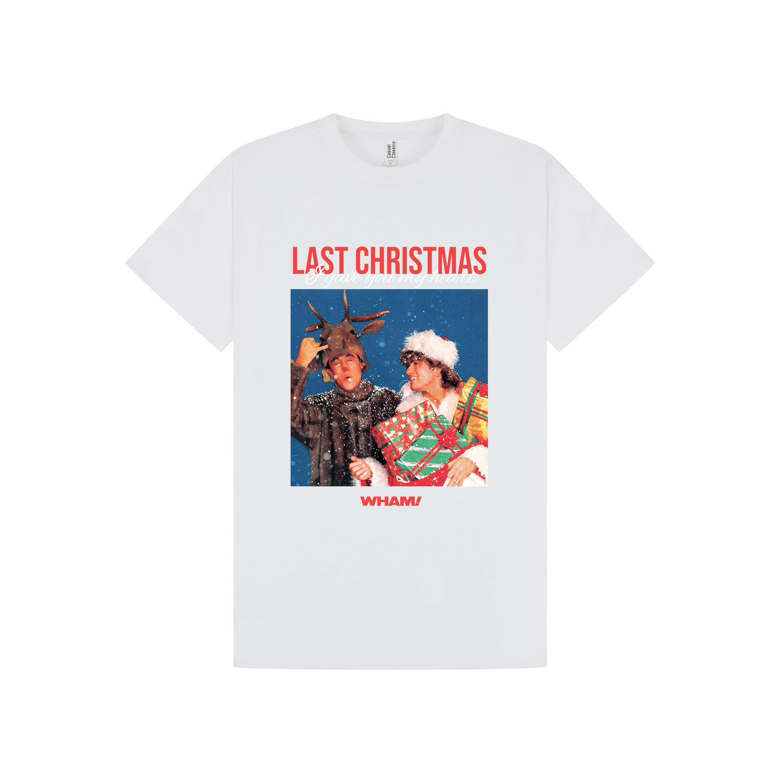 White Printed T-shirt Front