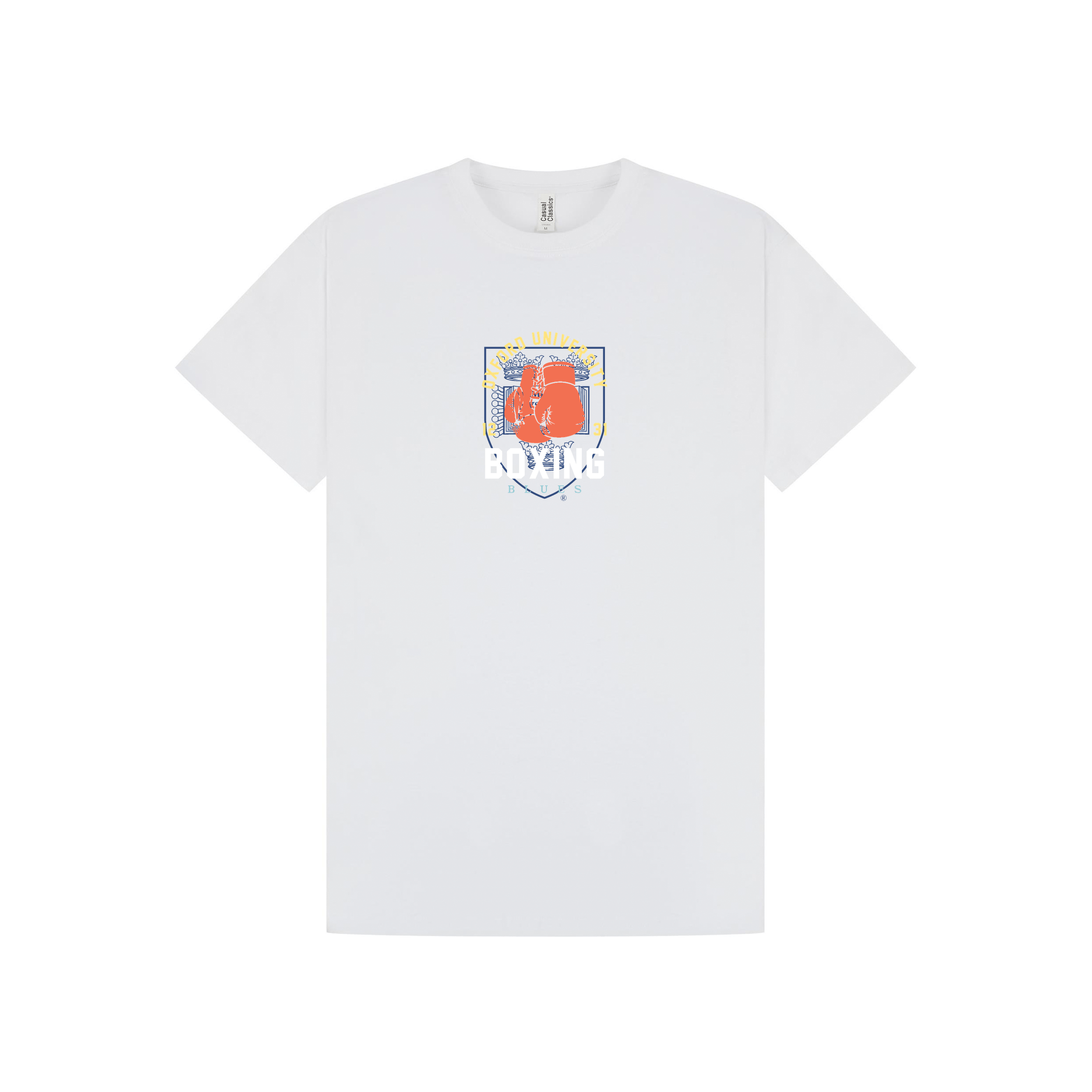 White Printed T-shirt Front