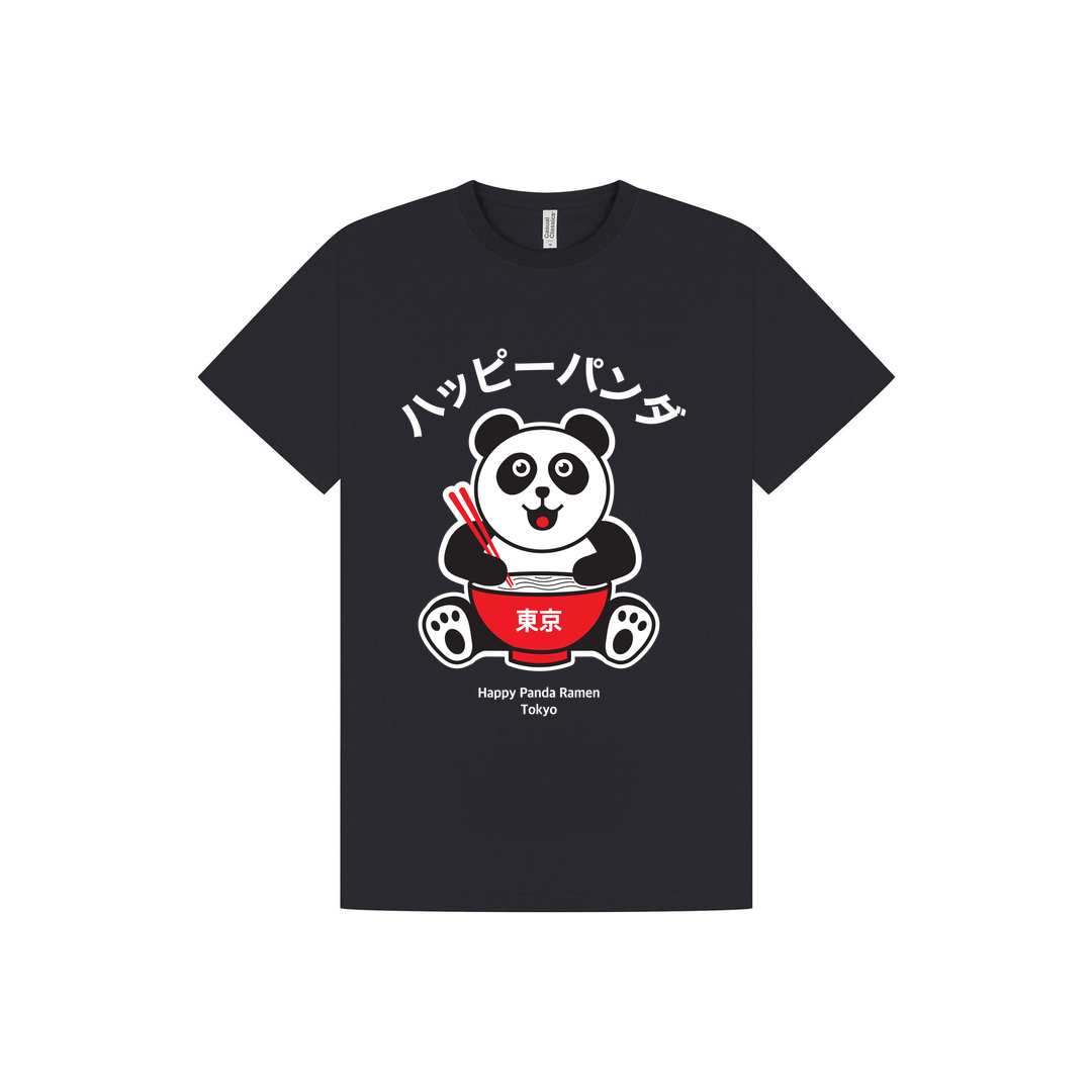 Navy Printed T-shirt Front