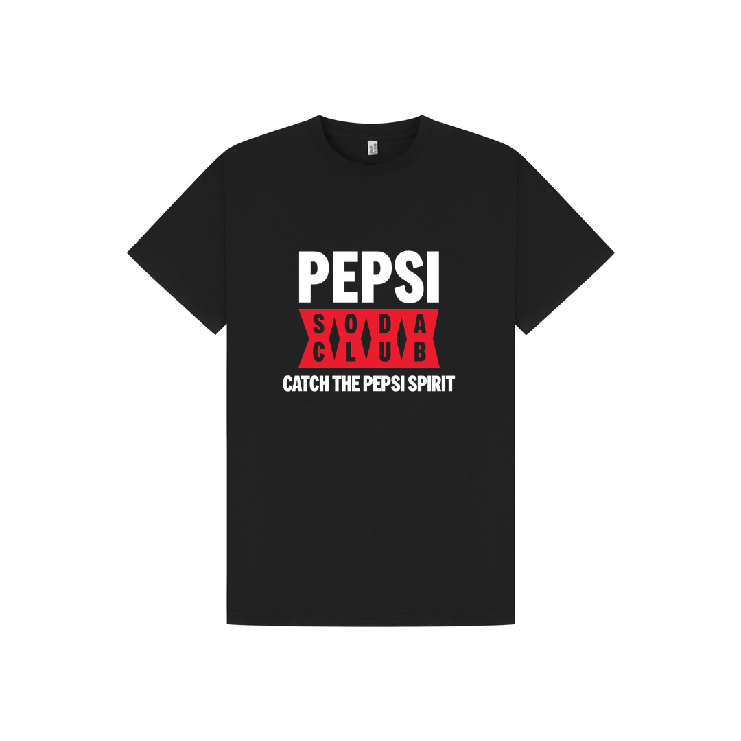 Black Printed T-shirt Front