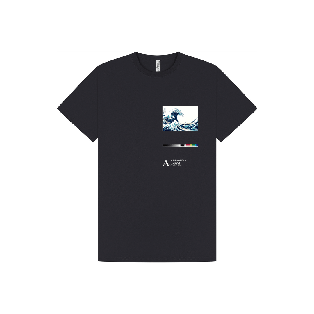 Navy Printed T-shirt Front