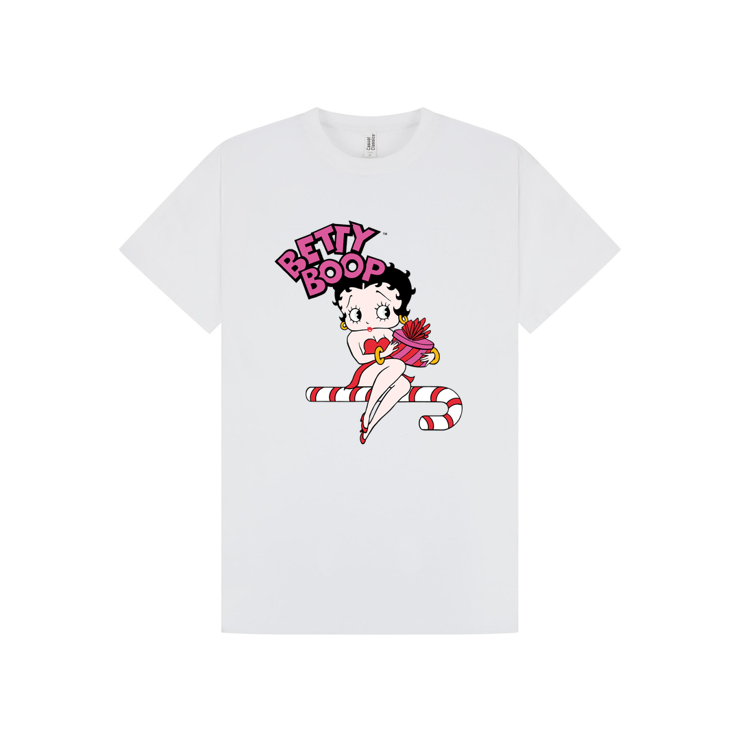 White Printed T-shirt Front