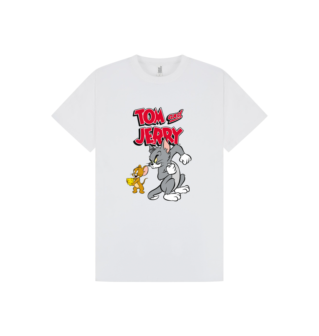 White Printed T-shirt Front