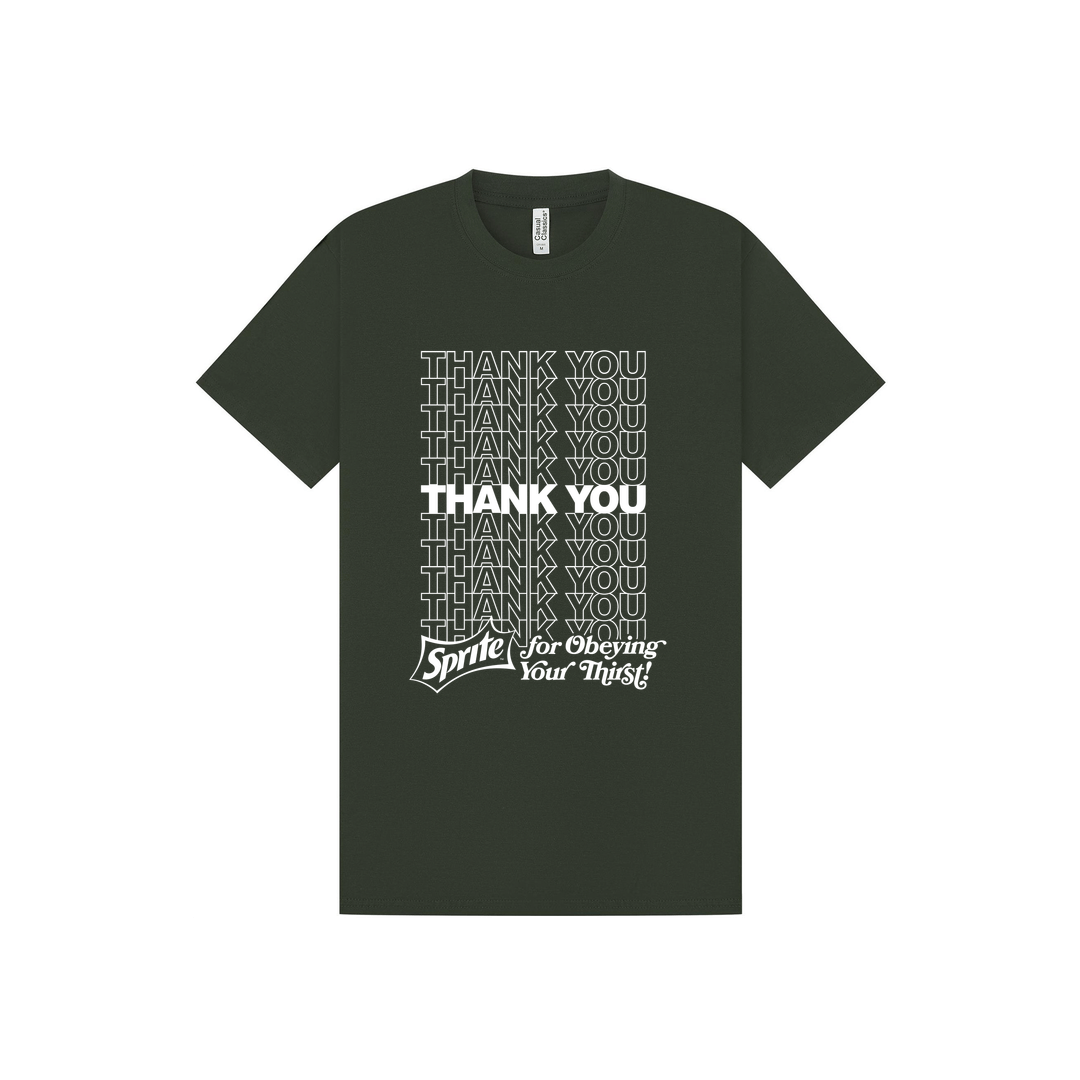 Forest Green Printed T-shirt Front