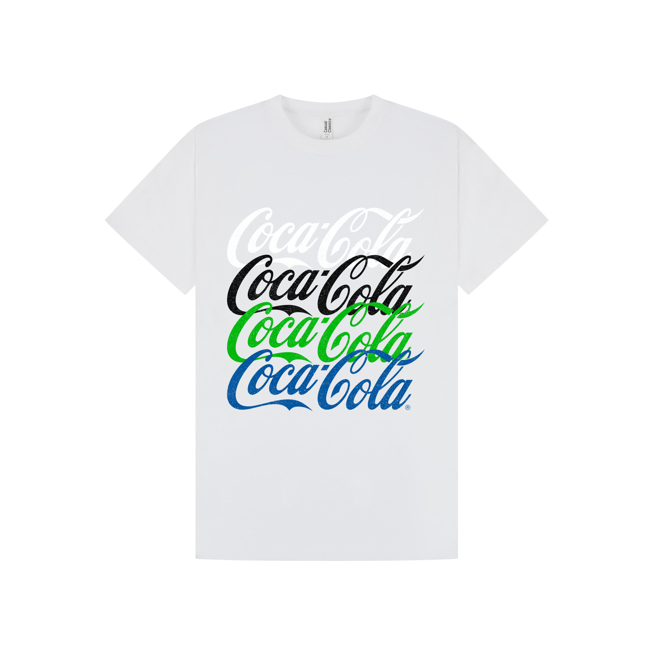 White Printed T-shirt Front