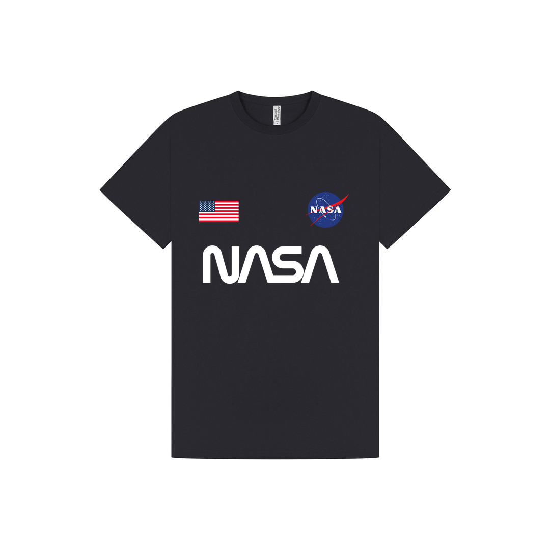 Navy Printed T-shirt Front