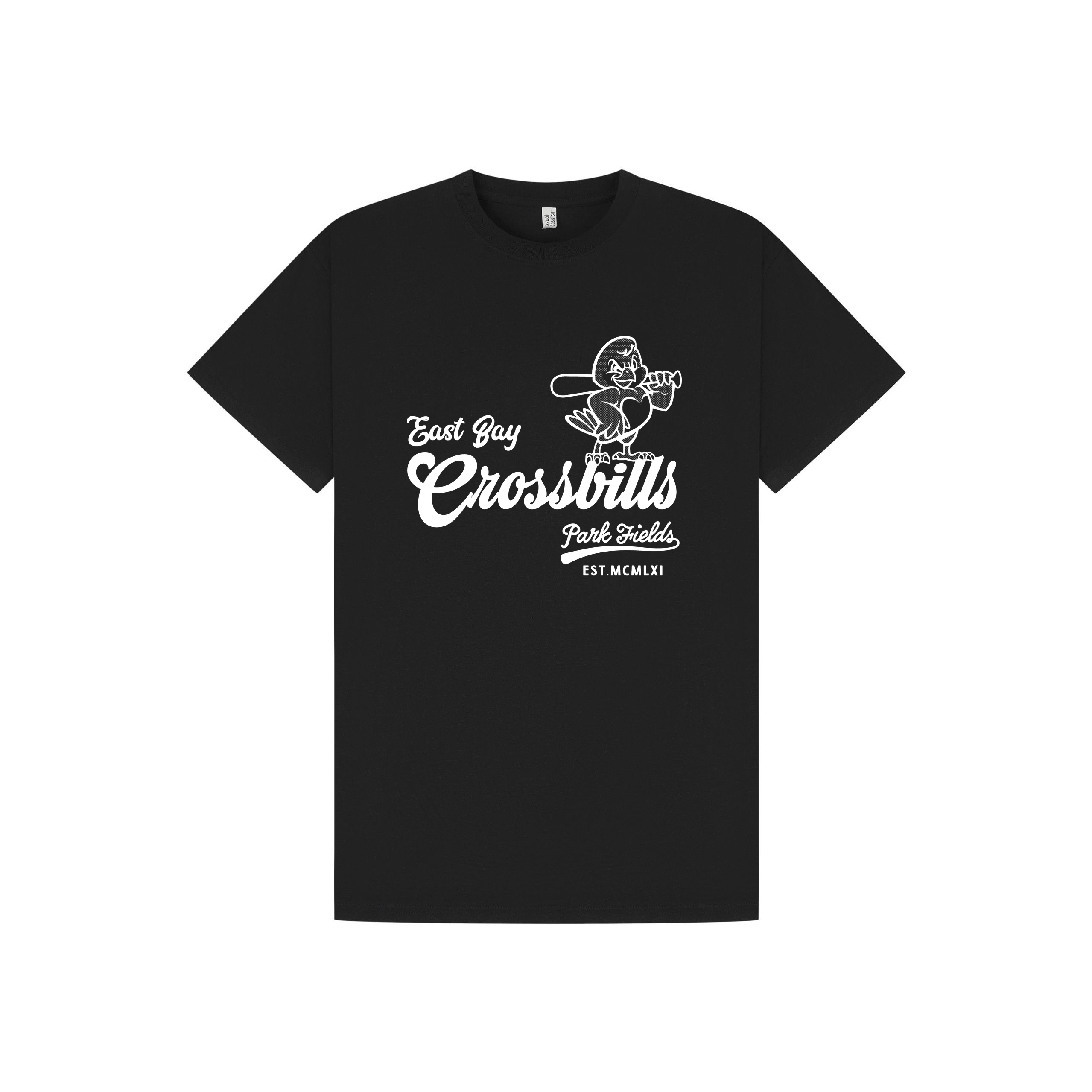 Black Printed T-shirt Front