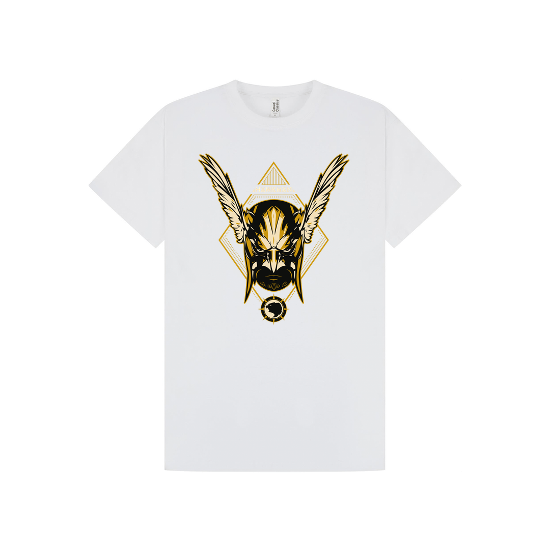 White Printed T-shirt Front