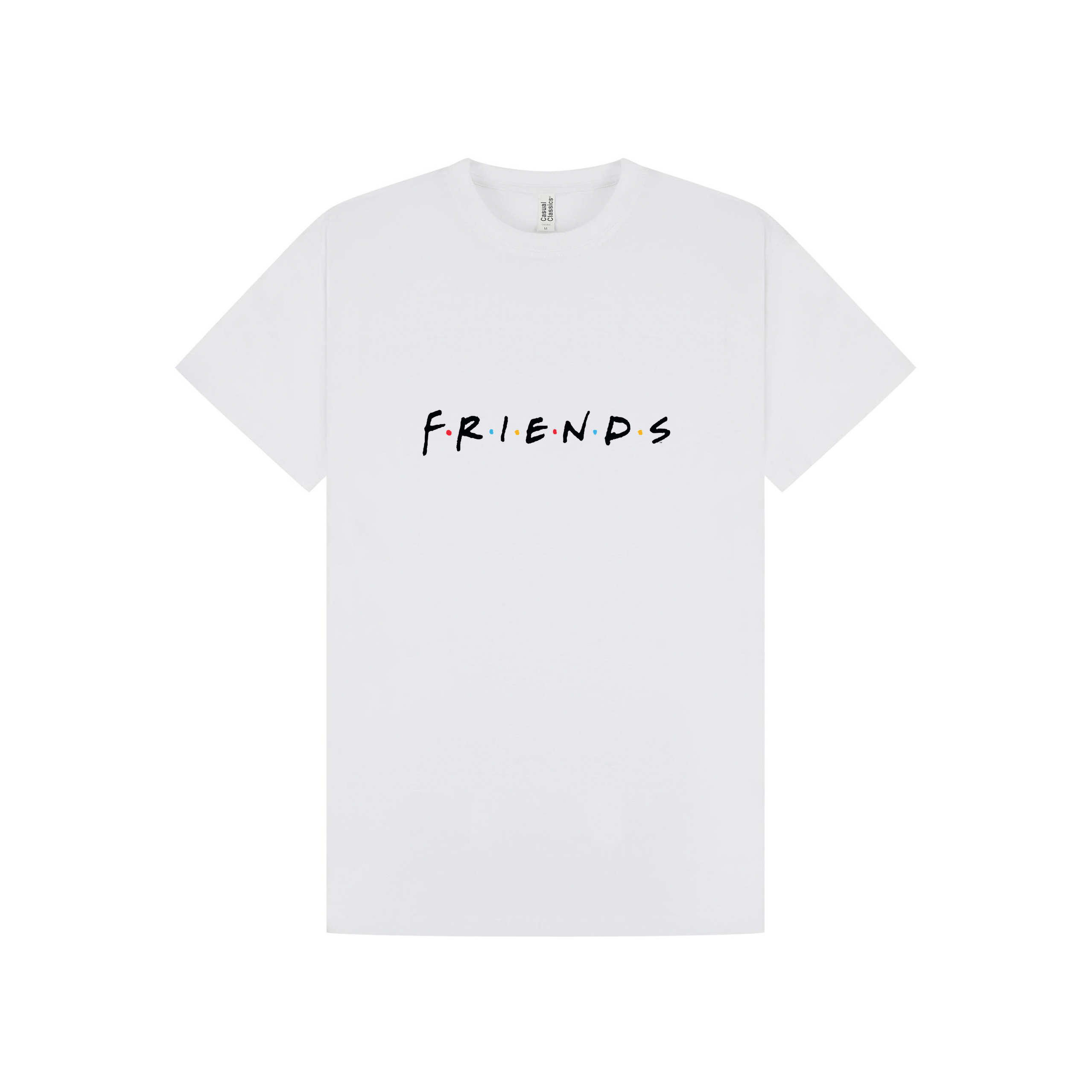 White Printed T-shirt Front