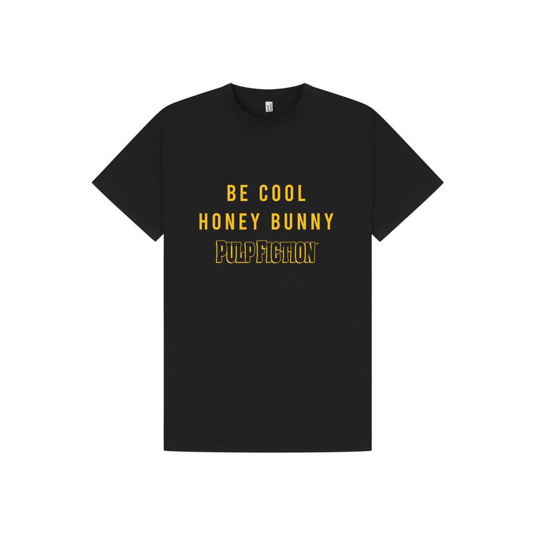 Black Printed T-shirt Front