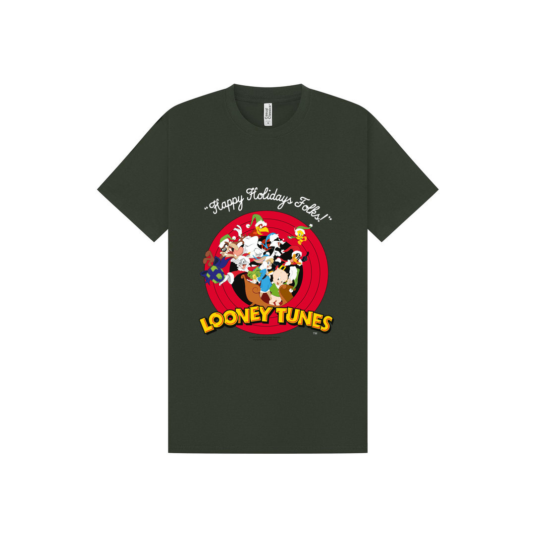 Forest Green Printed T-shirt Front