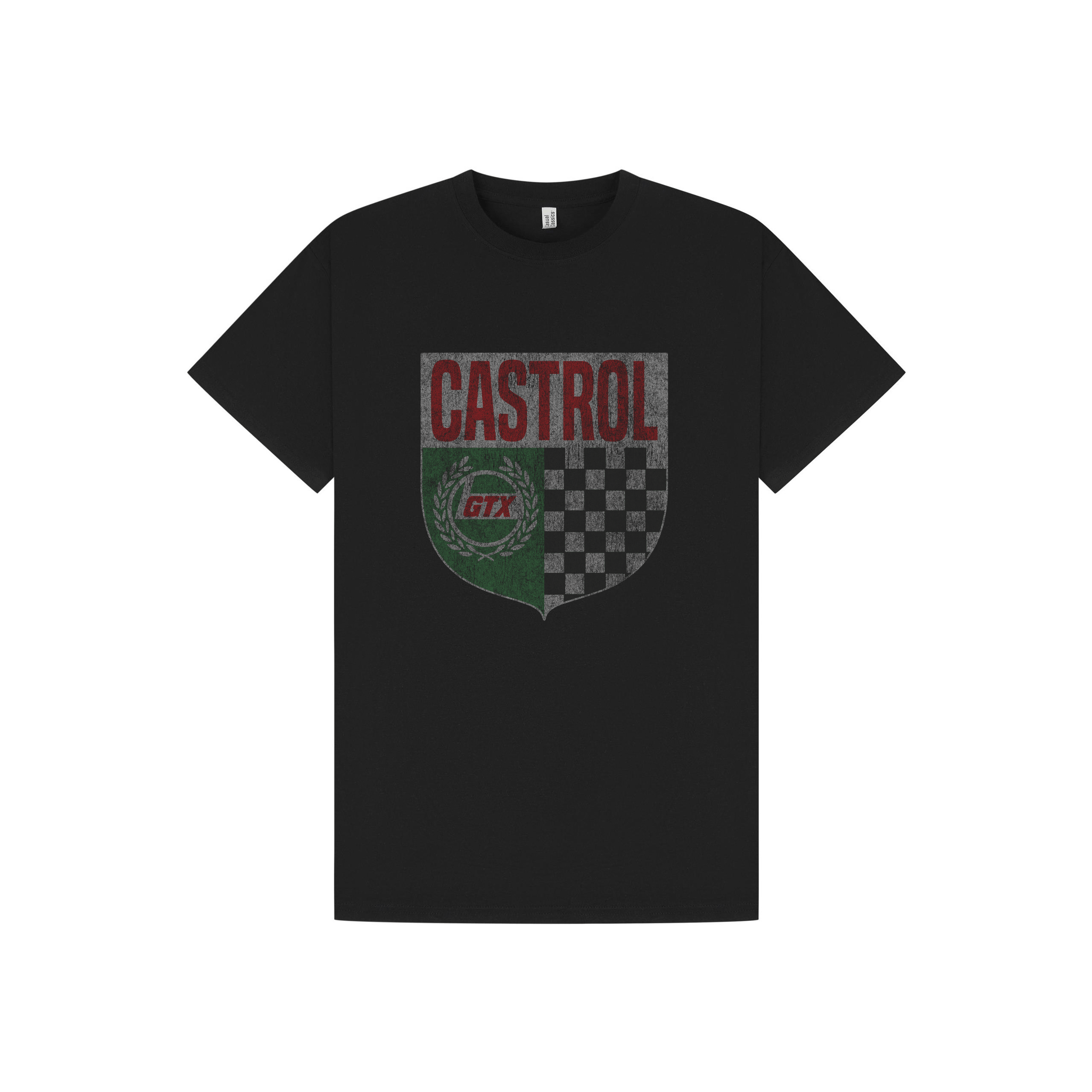 Black Printed T-shirt Front