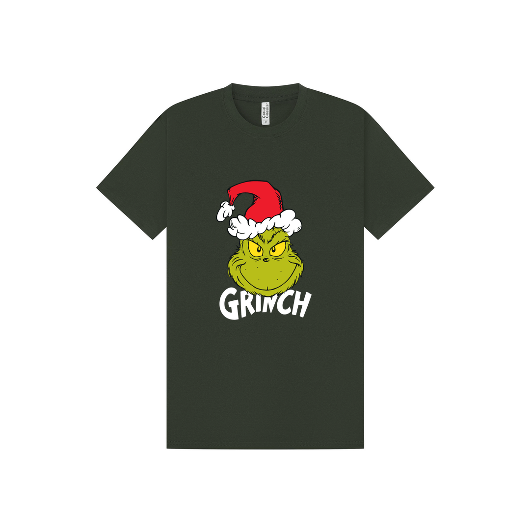 Forest Green Printed T-shirt Front