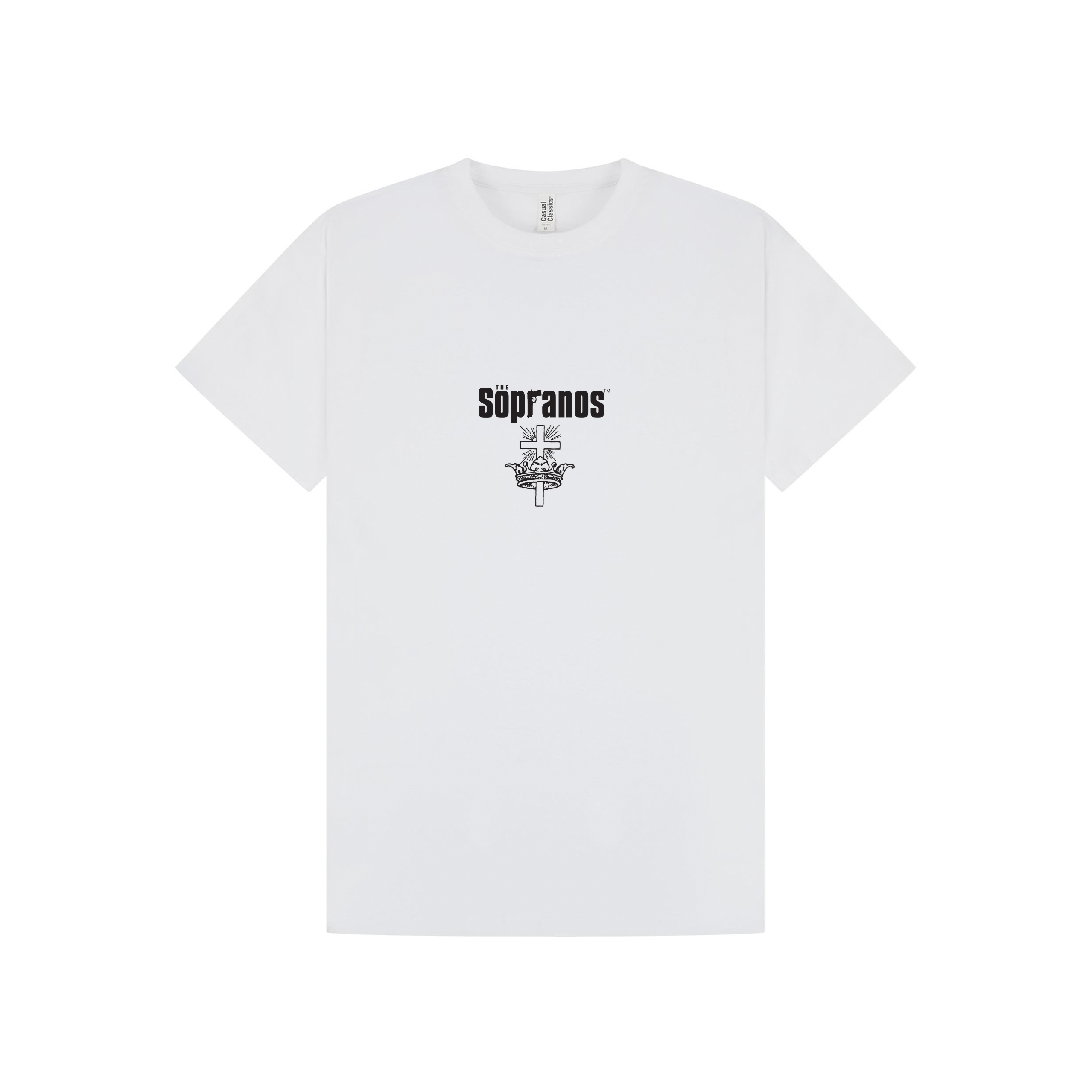 White Printed T-shirt Front