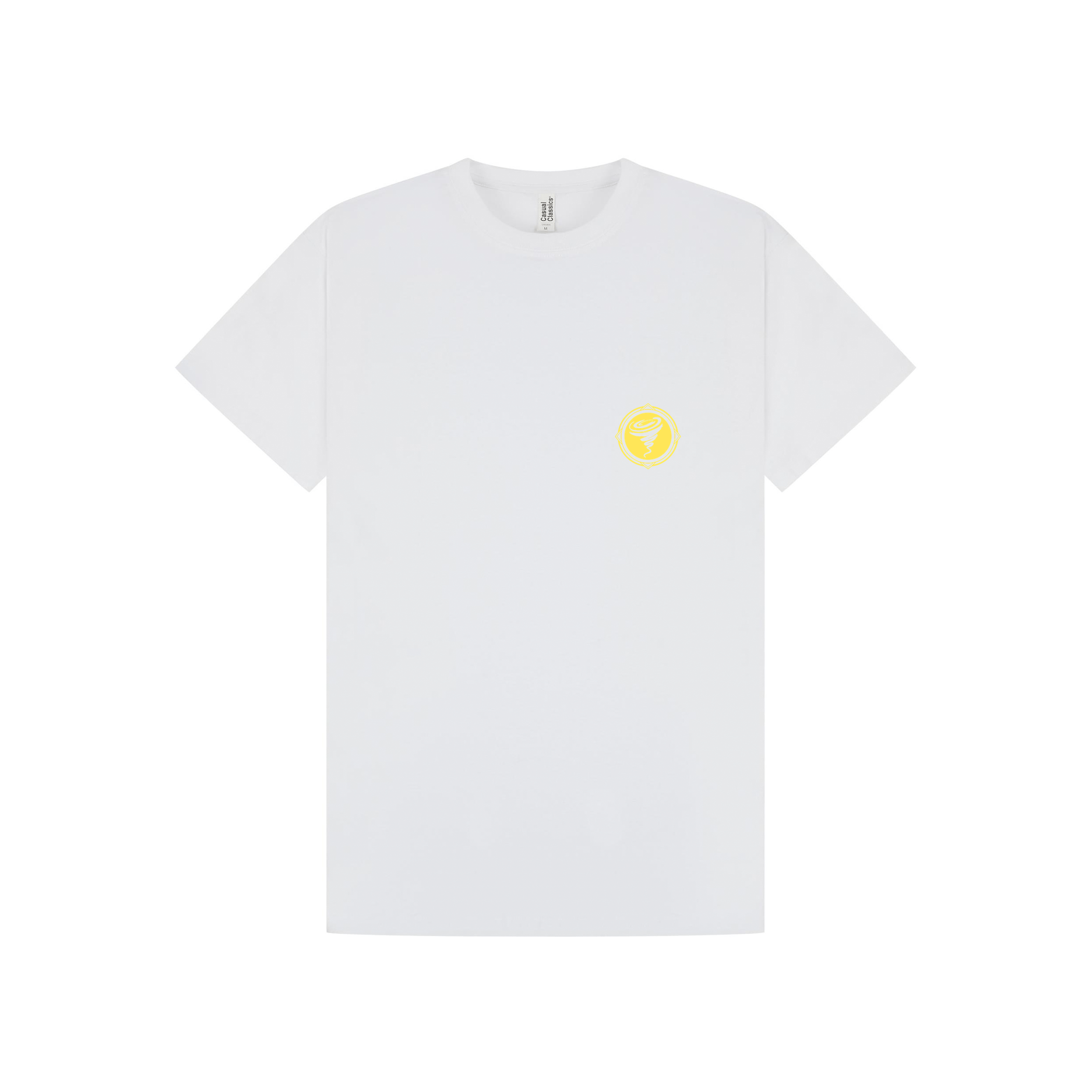 White Printed T-shirt Front