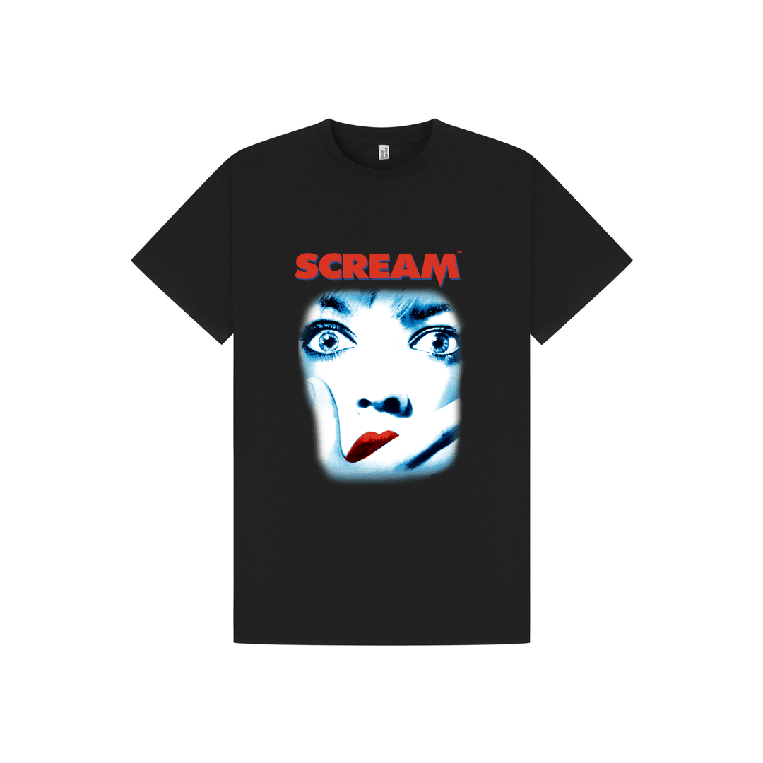 Black Printed T-shirt Front