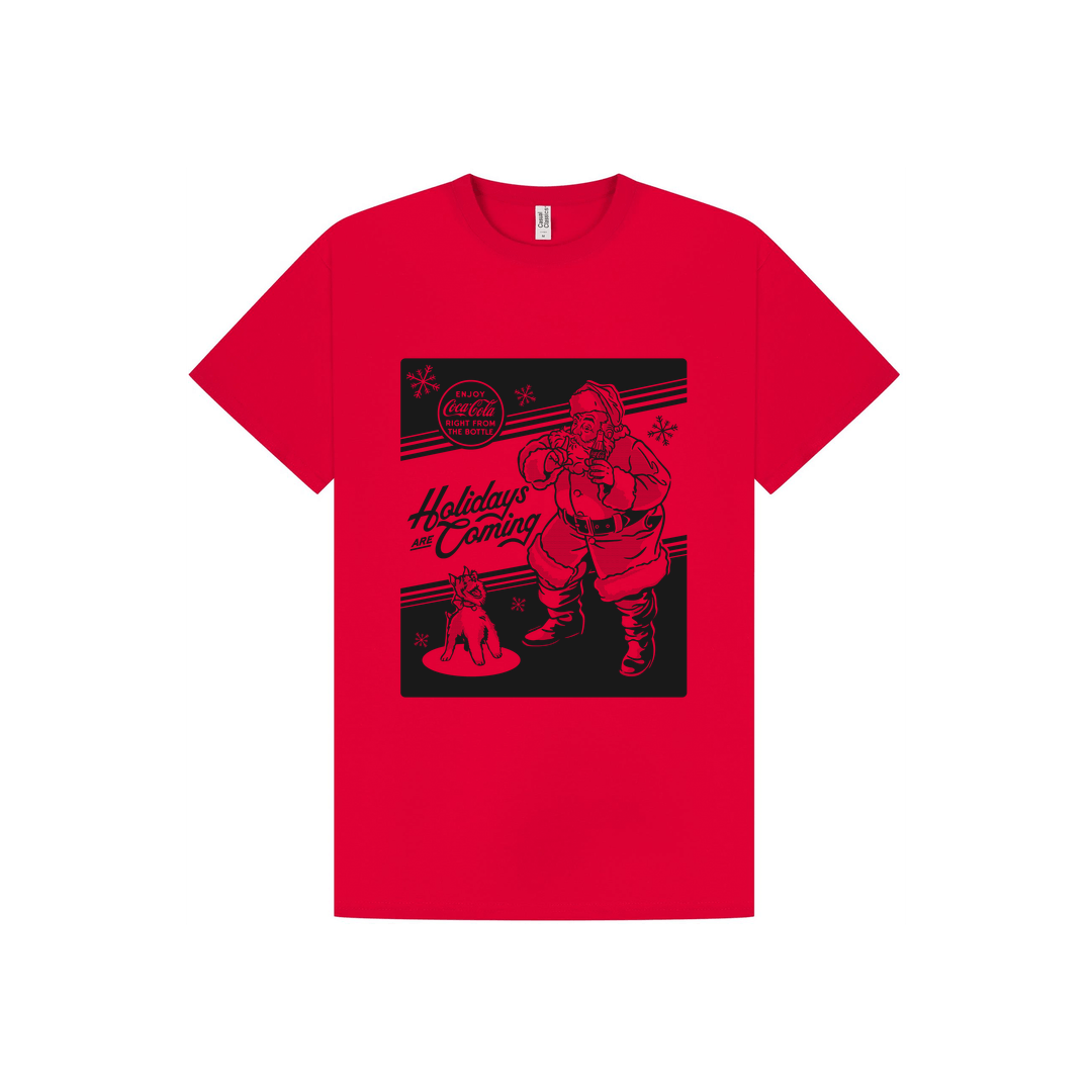 Red Printed T-shirt Front
