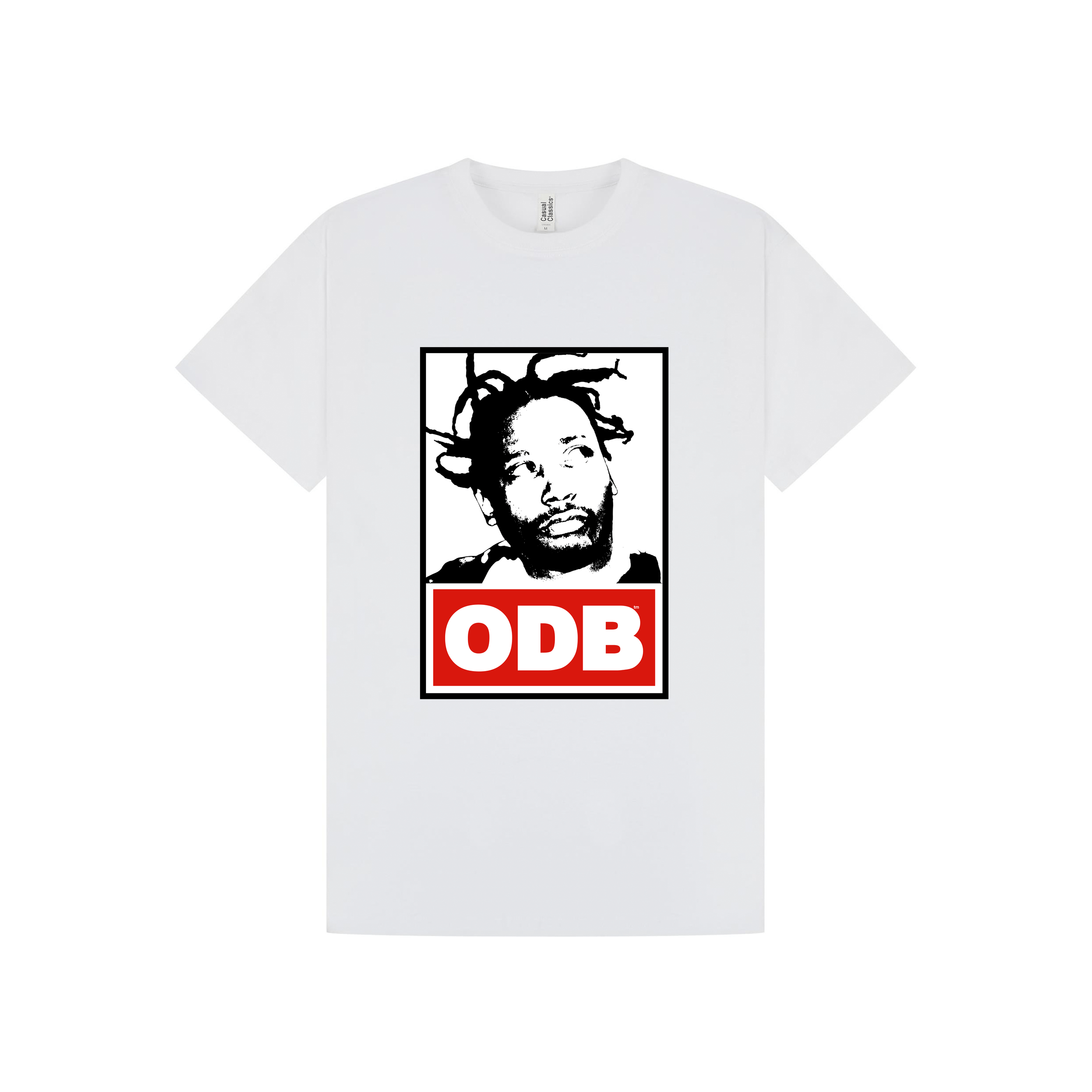 White Printed T-shirt Front