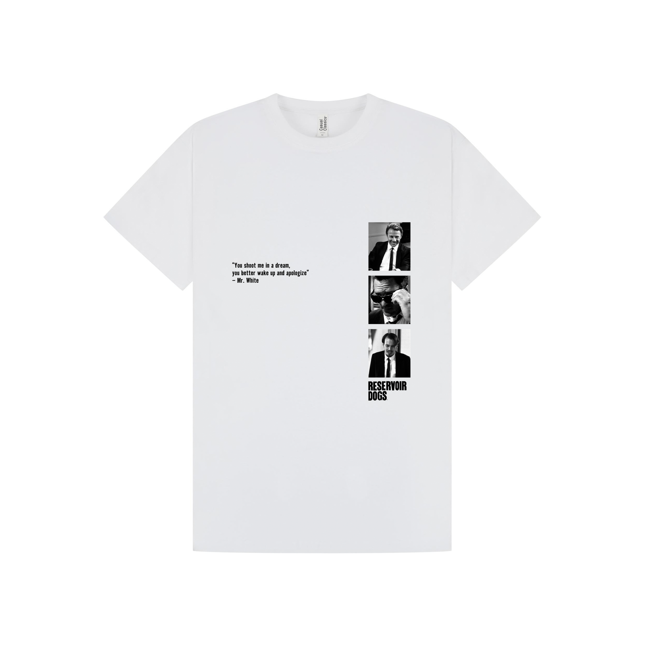 White Printed T-shirt Front