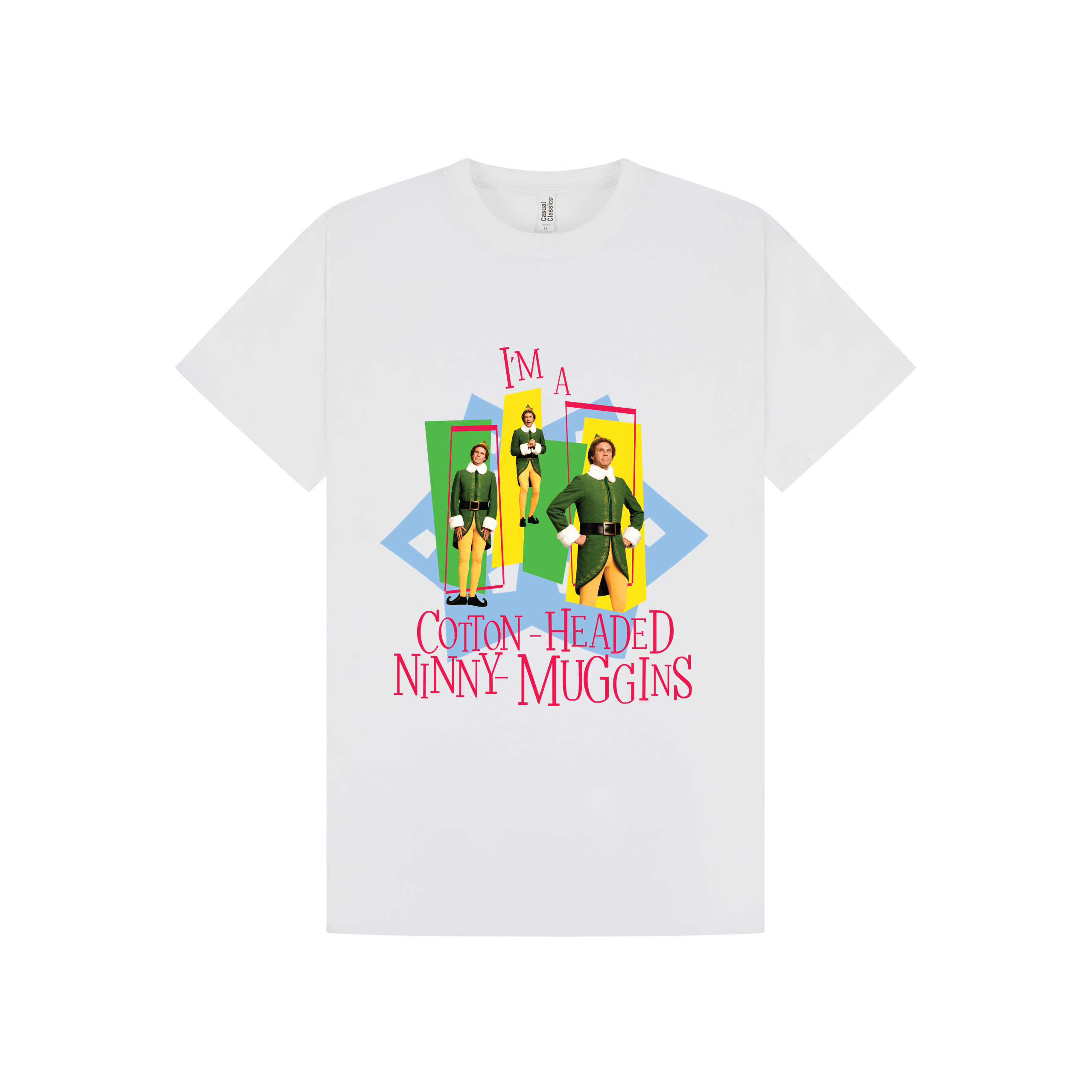 White Printed T-shirt Front