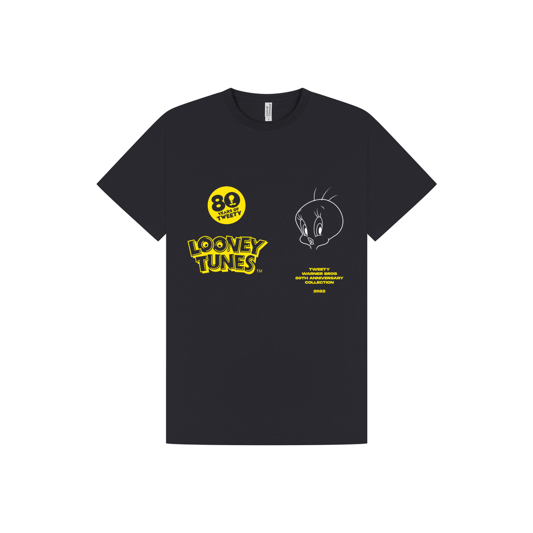 Navy Printed T-shirt Front