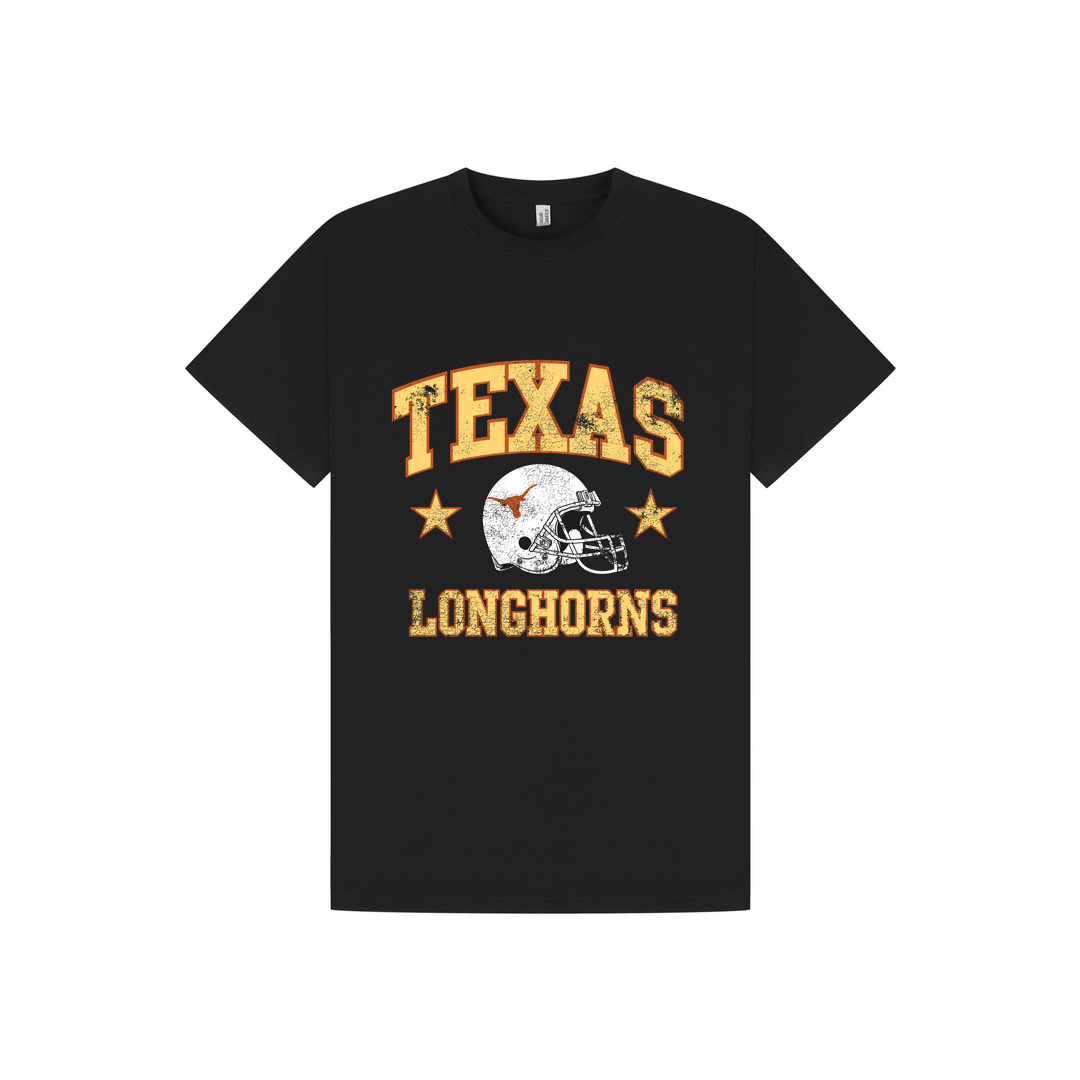 Black Printed T-shirt Front