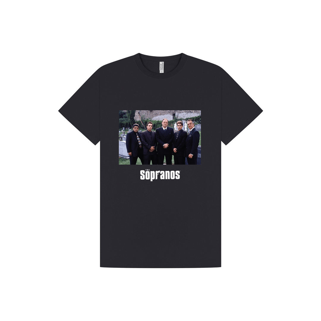 Navy Printed T-shirt Front