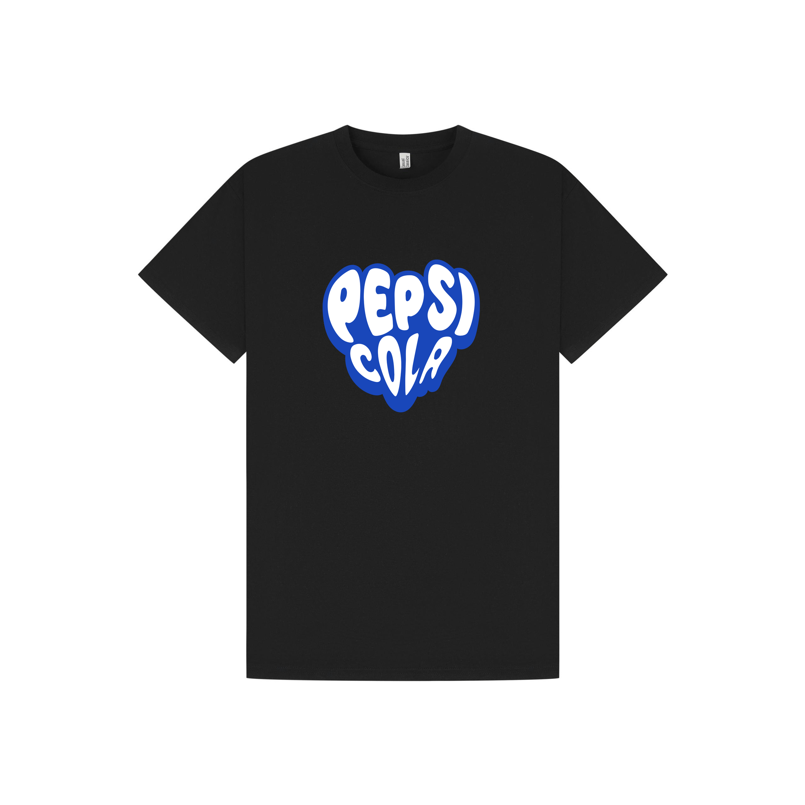 Black Printed T-shirt Front