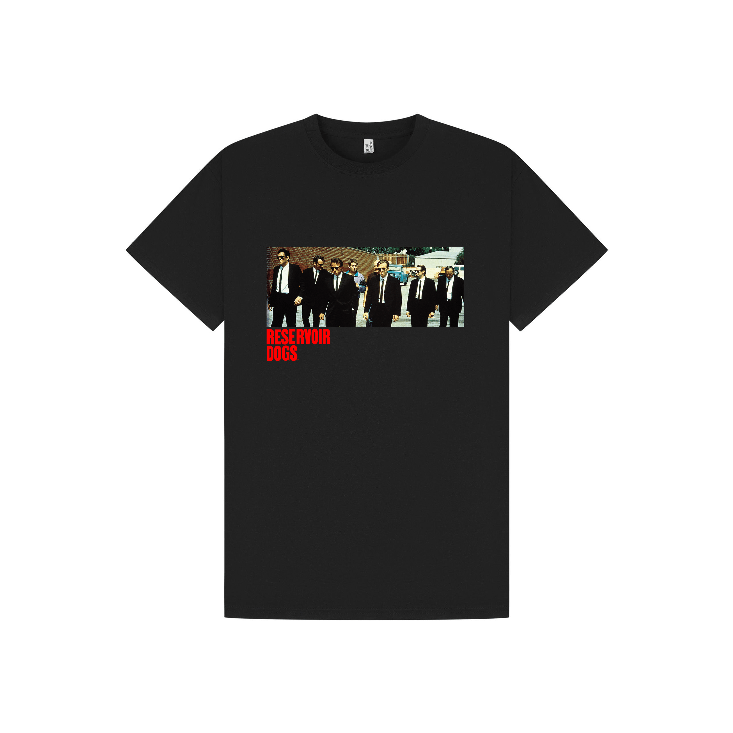 Black Printed T-shirt Front