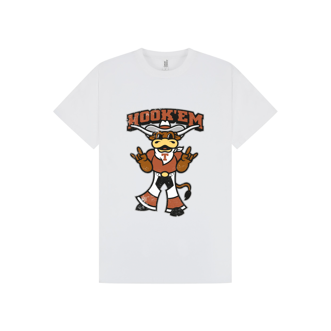 White Printed T-shirt Front