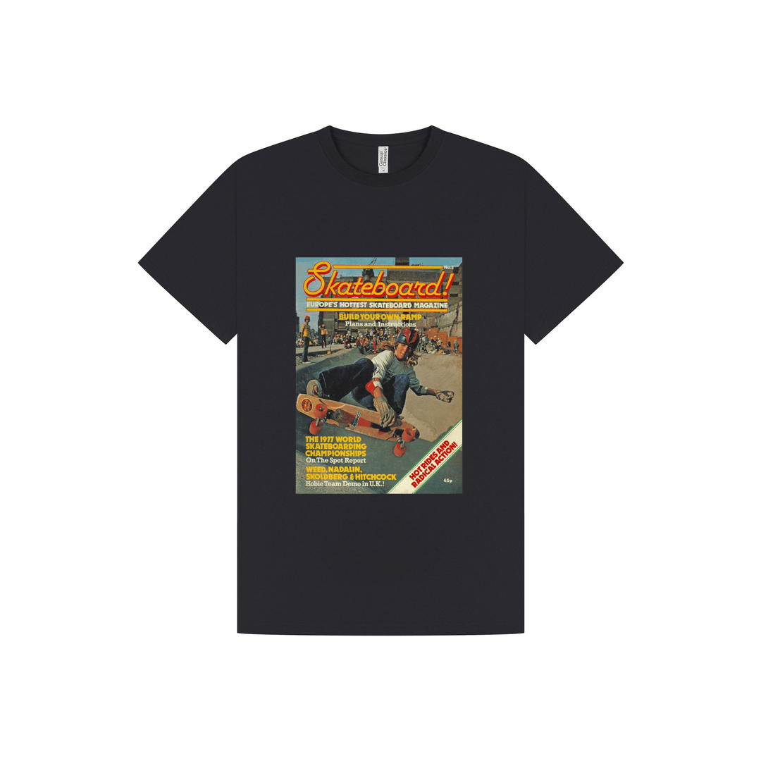 Navy Printed T-shirt Front