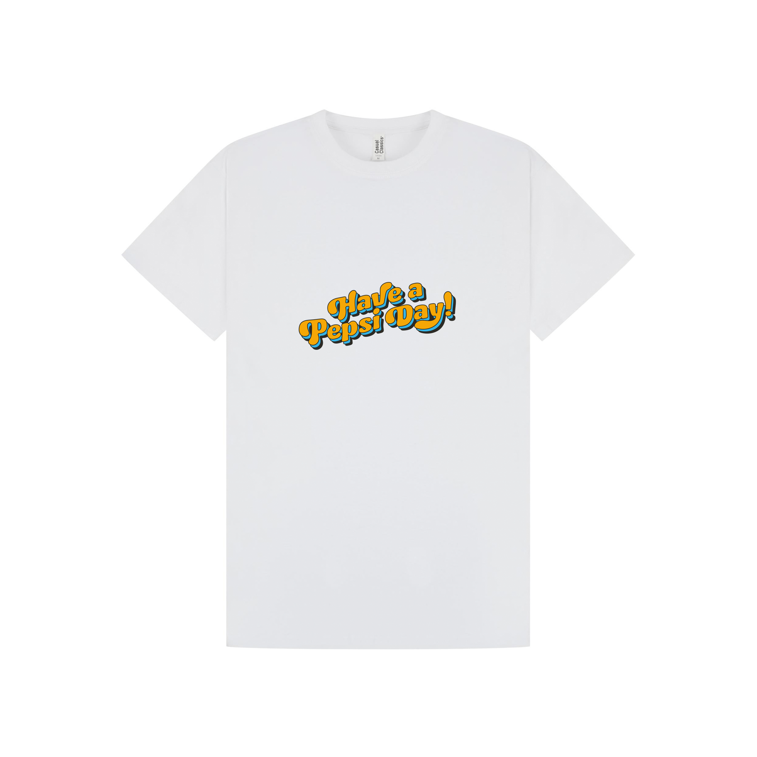 White Printed T-shirt Front