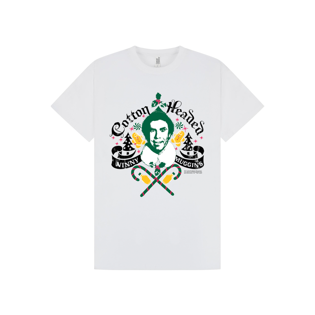 White Printed T-shirt Front