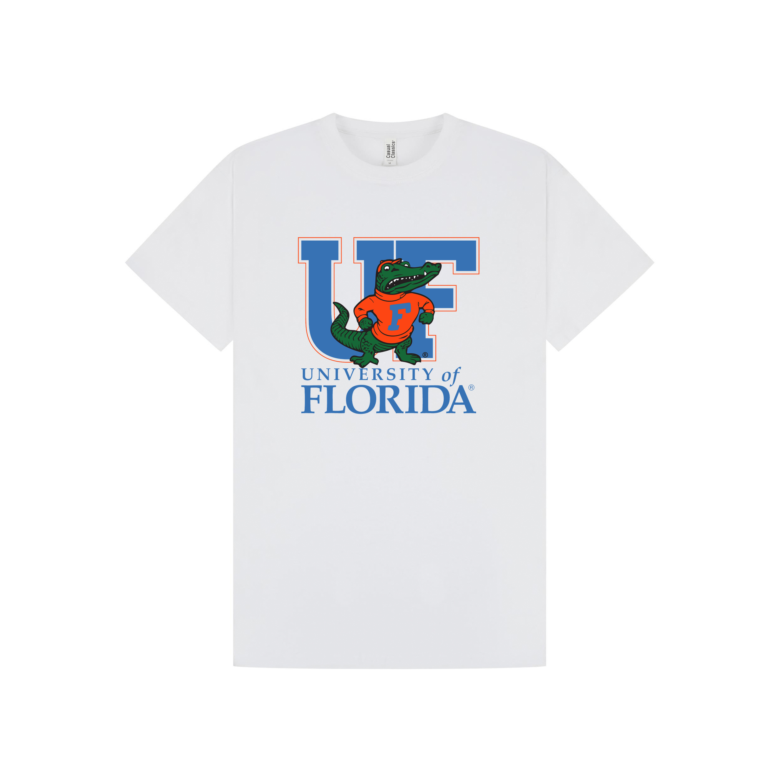 White Printed T-shirt Front