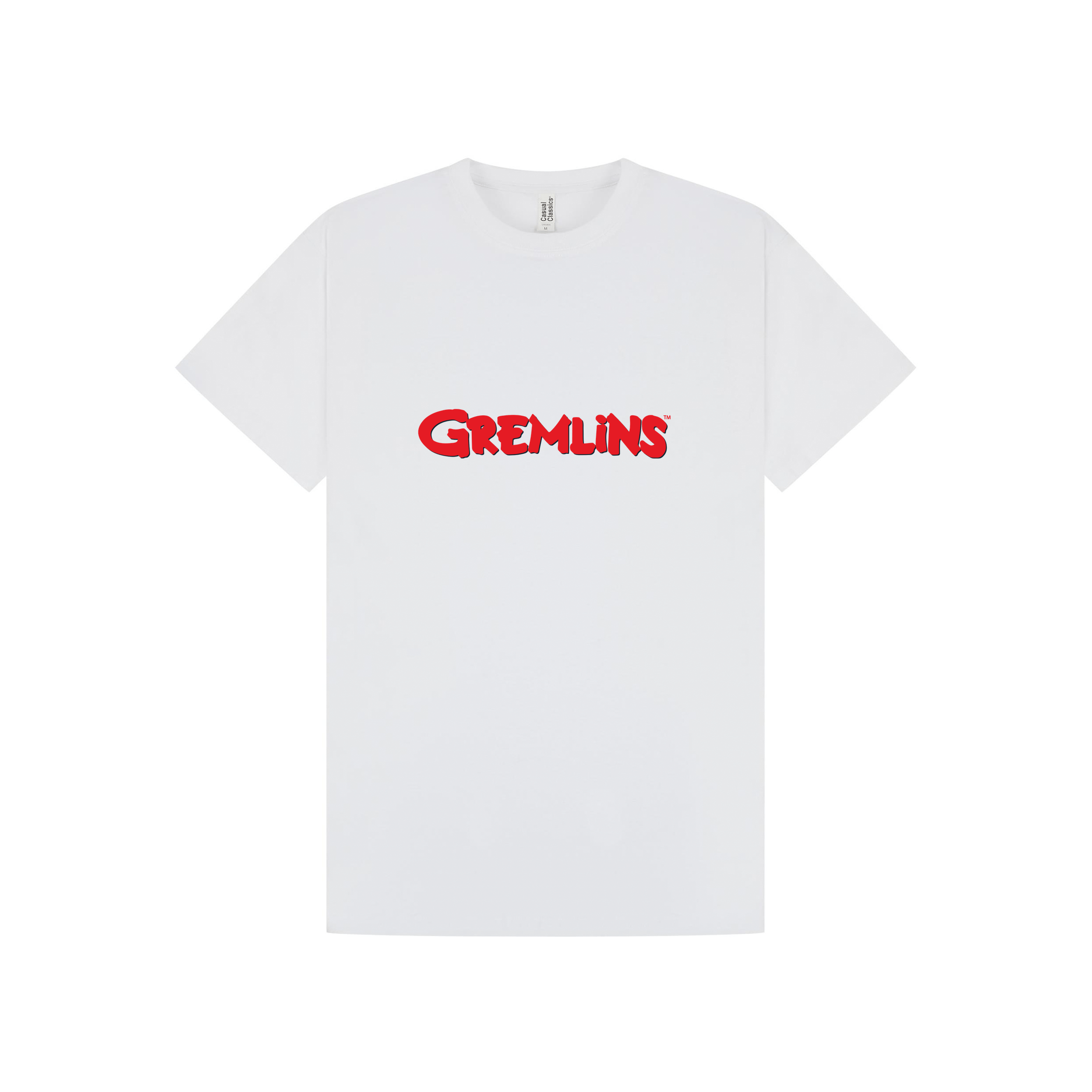 White Printed T-shirt Front