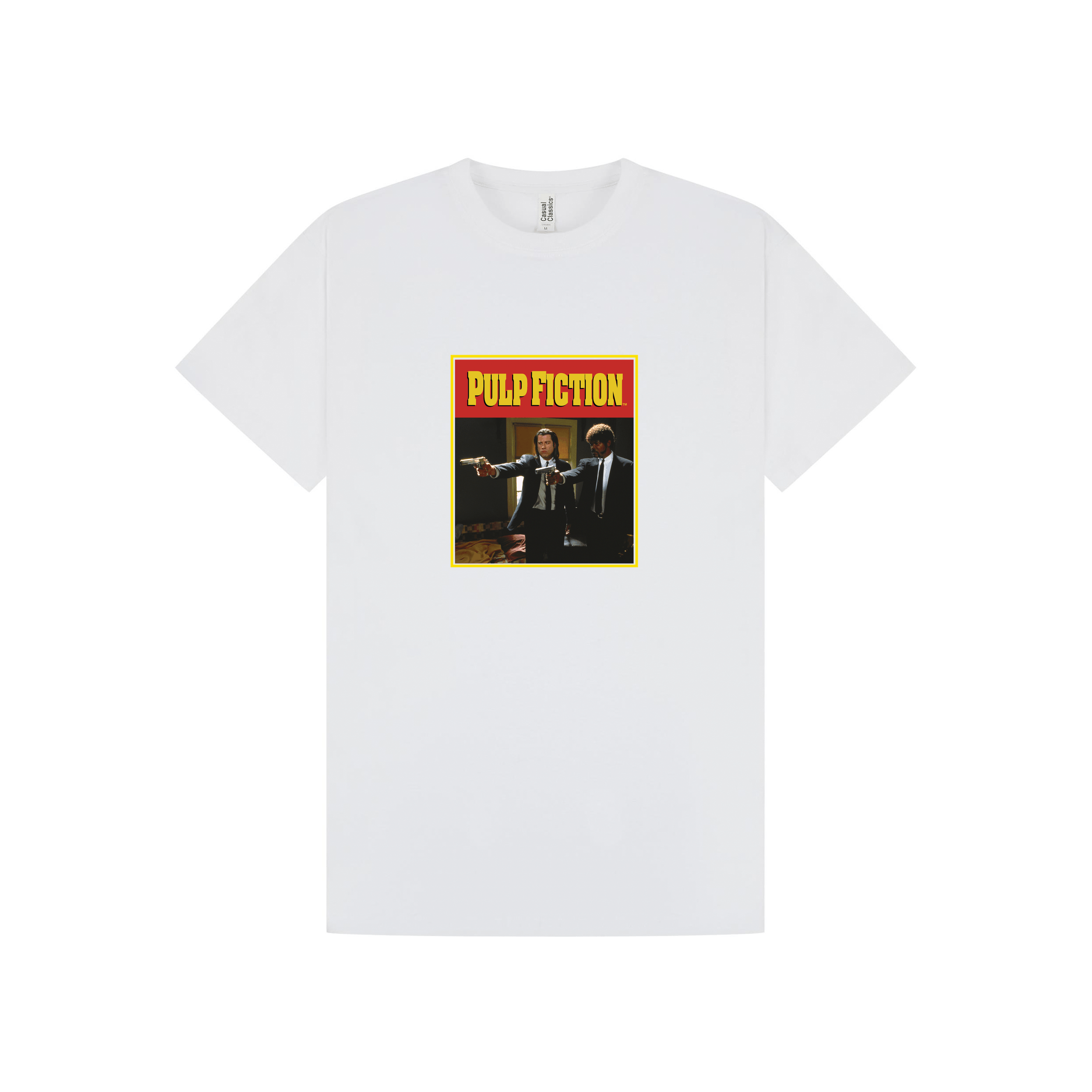 White Printed T-shirt Front