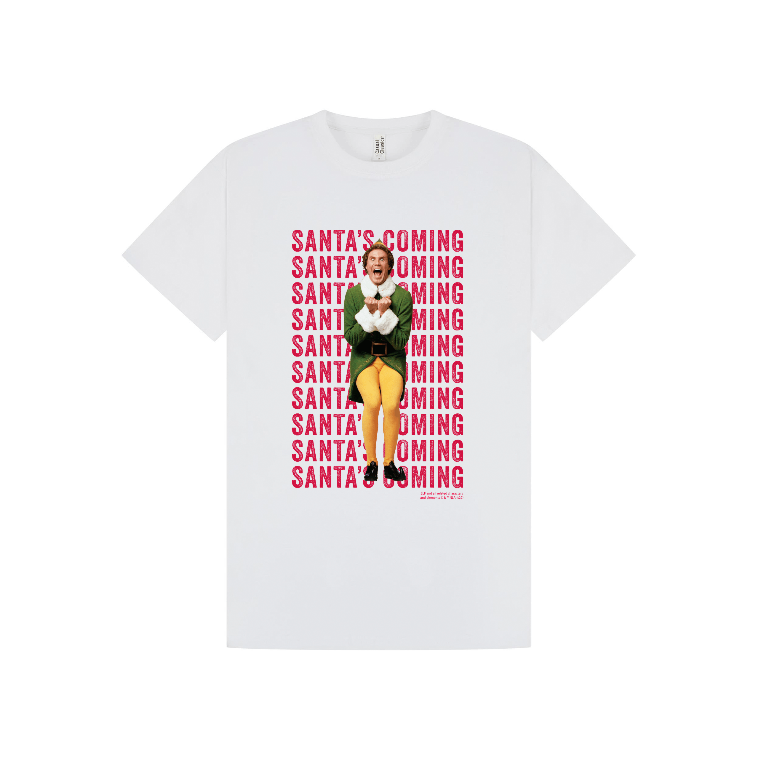 White Printed T-shirt Front