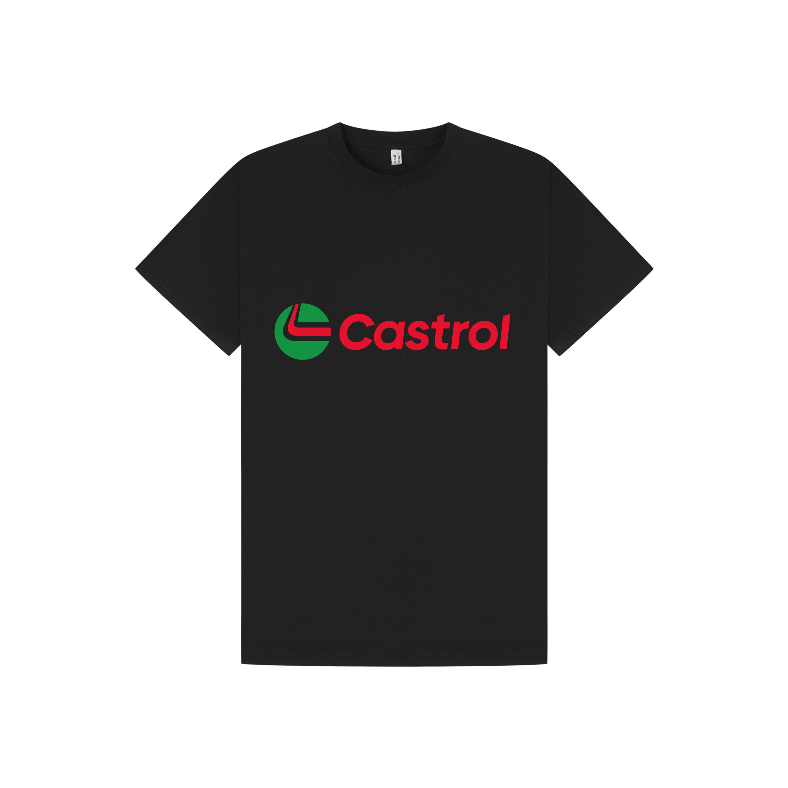 Black Printed T-shirt Front