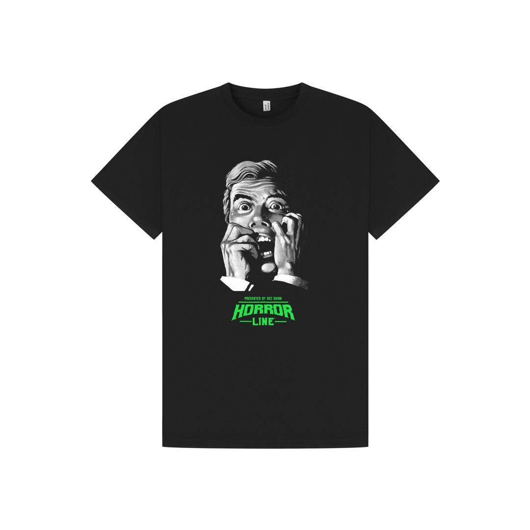 Black Printed T-shirt Front