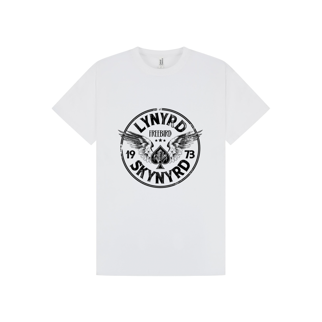 White Printed T-shirt Front