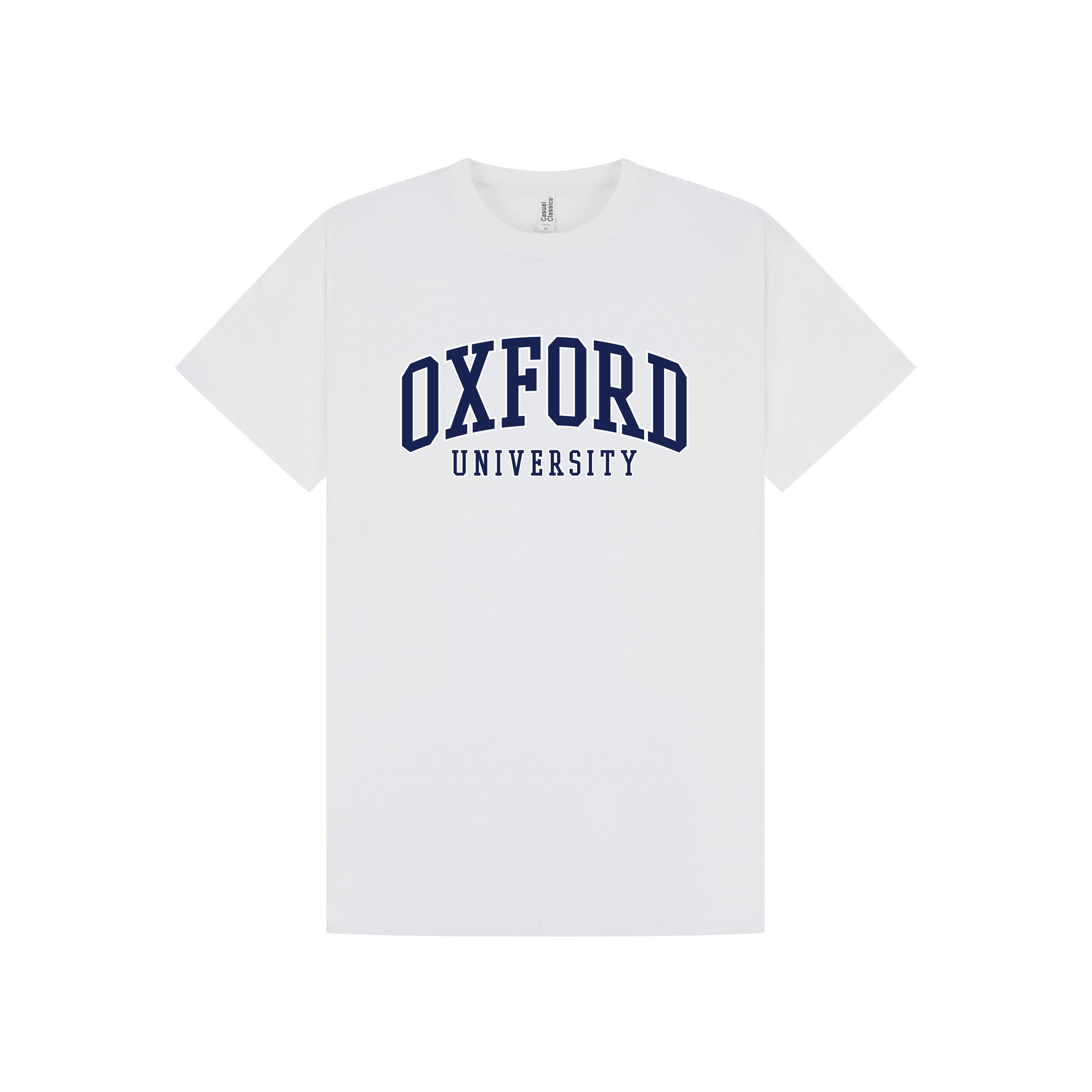 White Printed T-shirt Front