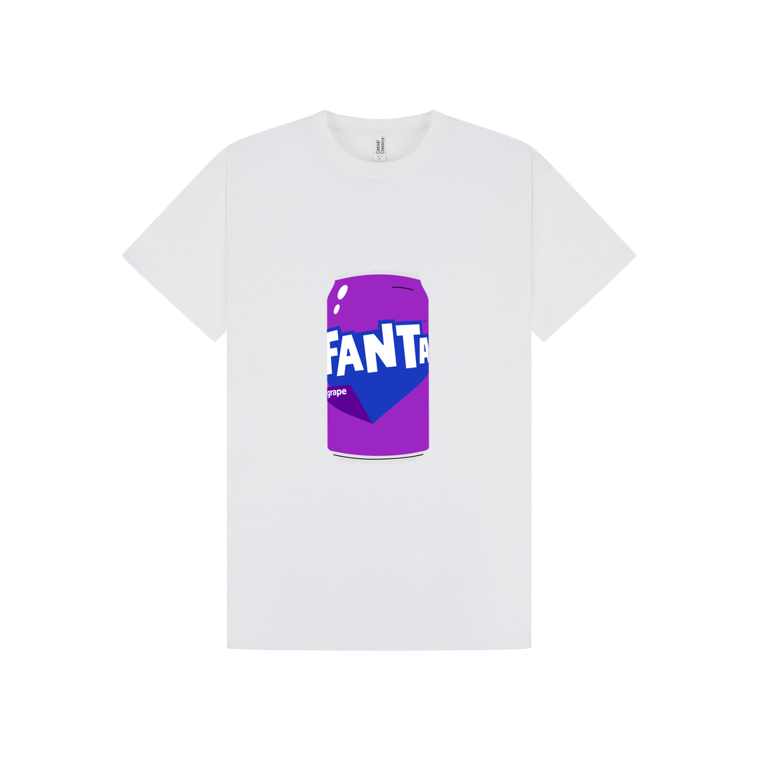 White Printed T-shirt Front