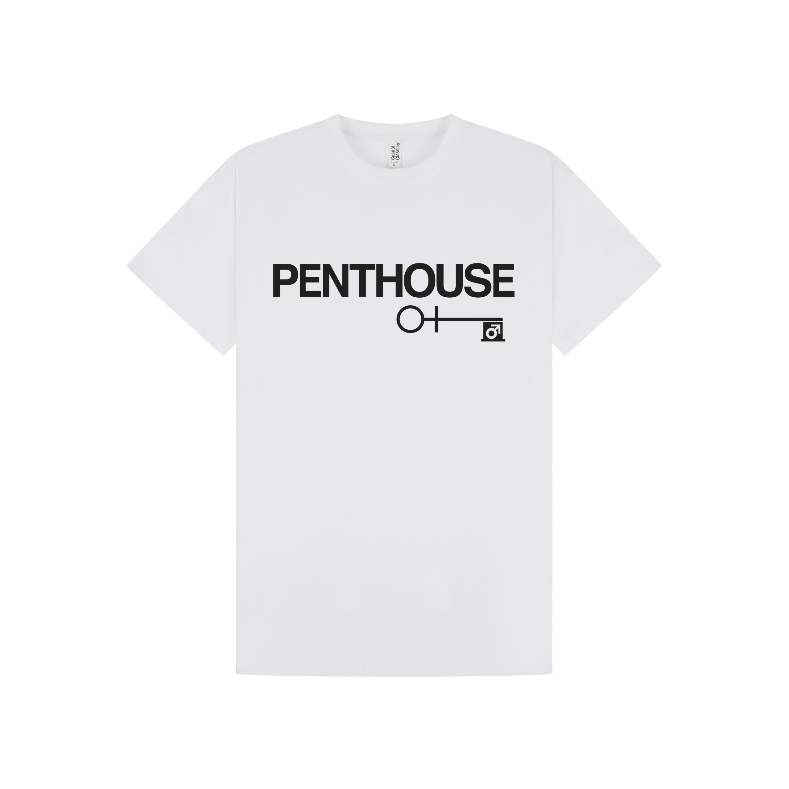 White Printed T-shirt Front