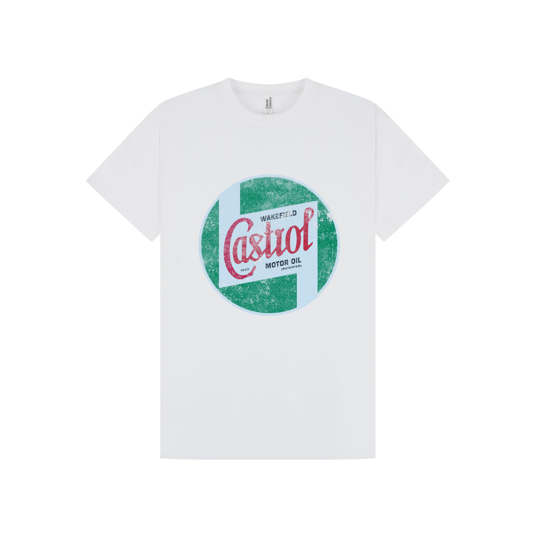 White Printed T-shirt Front