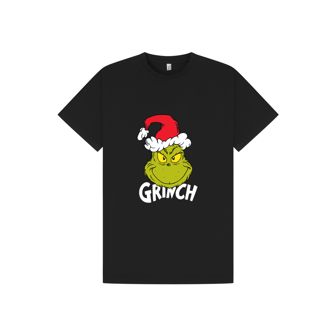 Black Printed T-shirt Front