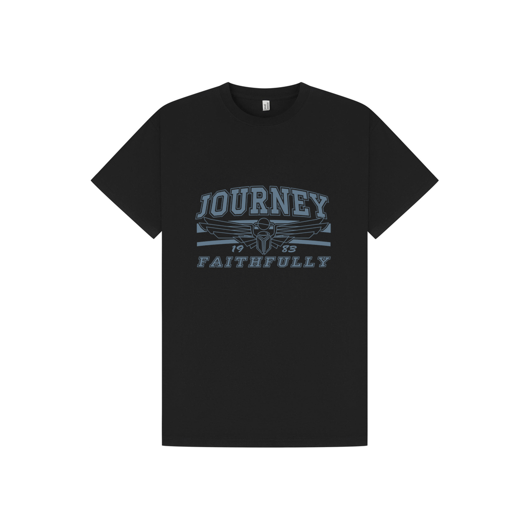 Black Printed T-shirt Front