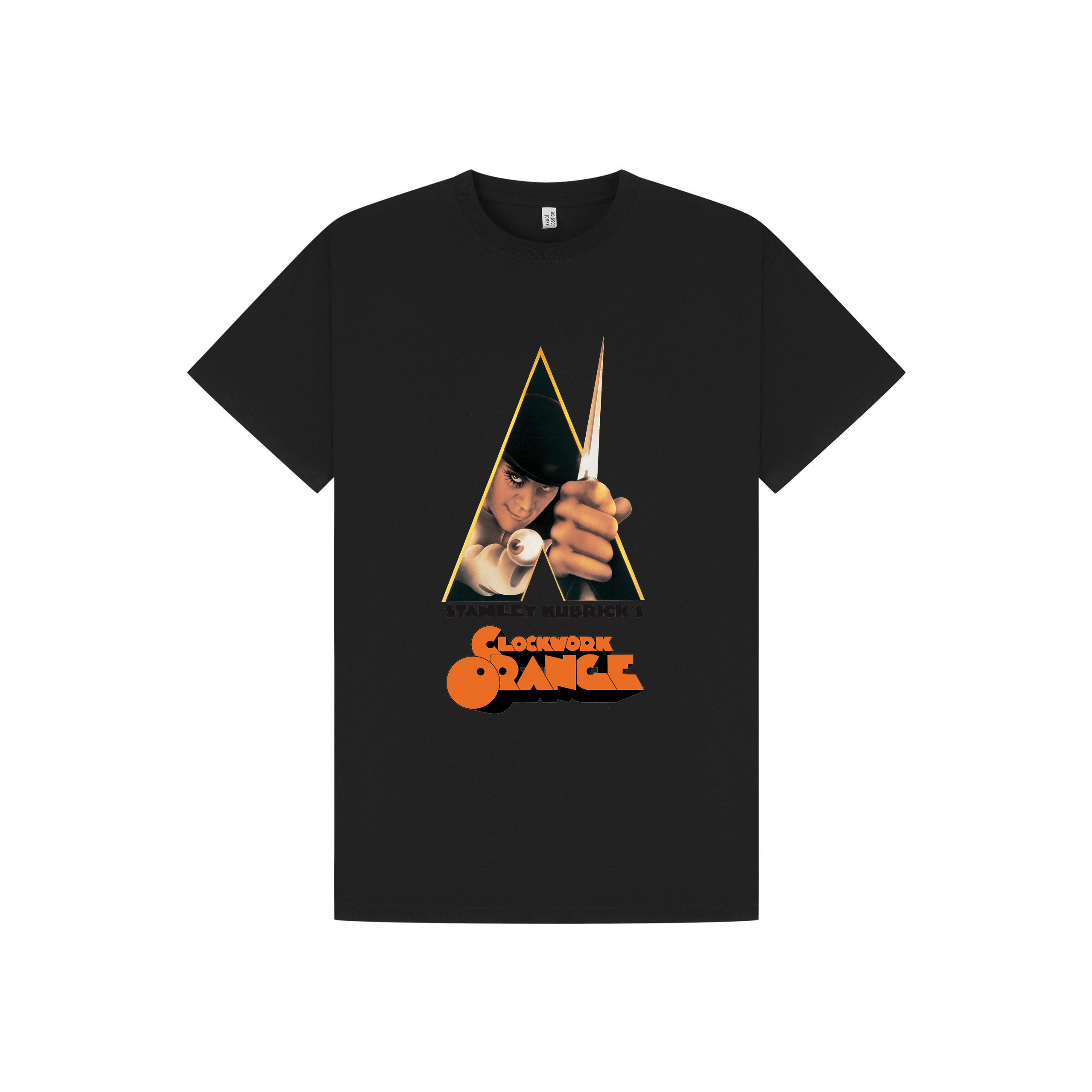 Black Printed T-shirt Front